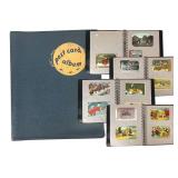 Binder of 50 Pages of Postcards
