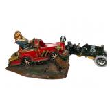 Hand-Painted Ceramic Car Duo Set
