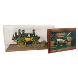 Model Carriage And Car Display Dioramas