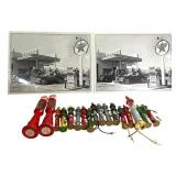 Unopened Texaco Puzzles, Mini Gas Pumps