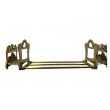 Art Nouveau Brass Automobile Book Rack