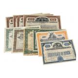 Antique Various Car Corp. Stock Certificates