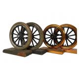 Early 20th Century Cast Iron and Copper Bookends