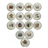 15 Decorative Porcelain Plates
