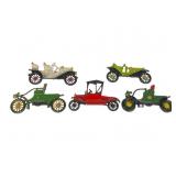 5 Cast Iron Vintage Car Wall Plaques