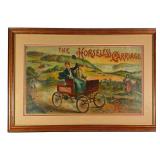Framed McLoughlin Bros Print, 1900