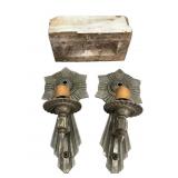 Tiffany Co. Brick & Art Deco Sconces