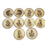 MJ Hummel Annual Plates 1981-1991
