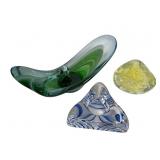 Murano and Kosta Boda Small Glass Bowls