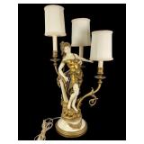 Louis Auguste Moreau Style Figural Lamp