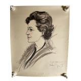 Mid-Century Parisian Sketch, 1959
