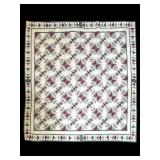 Hand Stitched Quilt, 81 x 81 Inches