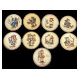 9 M.J. Hummel Annual Plates 1972-1980