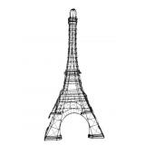 Large Wire Eiffel Tower Sculpture