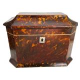 Tortoise Shell , Natural Material Tea Caddy