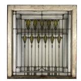 Early Leaded Stained Glass Window