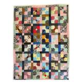 Hand-Stitched Vintage Rings Eternal Quilt