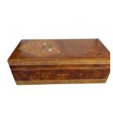Mid-Century Italian Leather Parlor Box