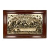 Antique M. Registrado Metal Relief