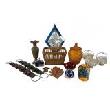 Glass, Brass, and Decorative Items