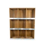 Modern Farmhouse Hanging Wooden Cubby