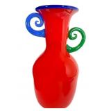 Mad Art Studio Hand-Blown Glass Vase