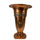 Antique Copper and Brass Vase