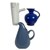 Three Ceramic Decorative Carafes, Fiesta