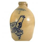 Beaumont Pottery Stoneware Jug with Cobalt Decor