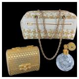 Mid-Century Bag, Perfume Bottle, Clutch Lot