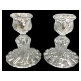 Baccarat Crystal Candle Holders