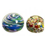 1979 Strada Millefiori , JB Swirl Paperweights