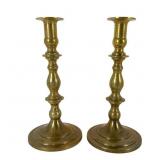 Brass Candlesticks, 9 Inches