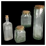 Ben Rickert Glass Vessels Set with Lids