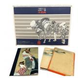 Japanese Art & Book Collection with Calendar