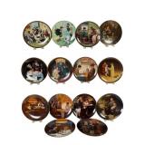 14 Norman Rockwell Decorative Plates