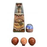 Sand Art Bottle,Paperweight, Stone Spheres