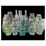Vintage Glass Jars and Bottles