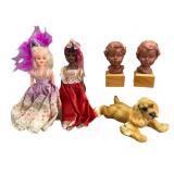 Dolls, Goebel Busts, Jan Allen Spaniel