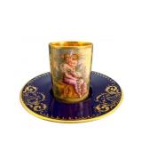 Royal Vienna Hand-Painted STIELER Style Signed Set