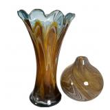 Mid-Century Modern Blown Glass Vases