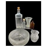 EAPG, Medicinal Bottles and Vase Lot