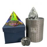 Swarovski and Amlong Crystal Paperweights