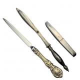 Sterling Silver Letter Openers, Tiffany