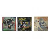 Three Punk/New Wave Vinyl Albums