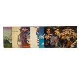 Eight Classic Rock Vinyl Albums
