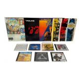 Vinyl and CD Lot: The Police, King Crimson, Allan