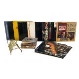 Vinyl Records and Holder