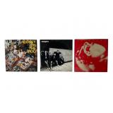 Three Punk and New Wave Vinyl Albums