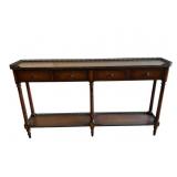 Theodore Alexander Wall Console with Drawers Theodore Alexander Wall Console with Drawers